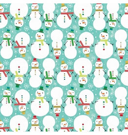 The Gift Wrap Company Snowman Celebration 10 ft Jumbo Roll Christmas Wrapping Paper
