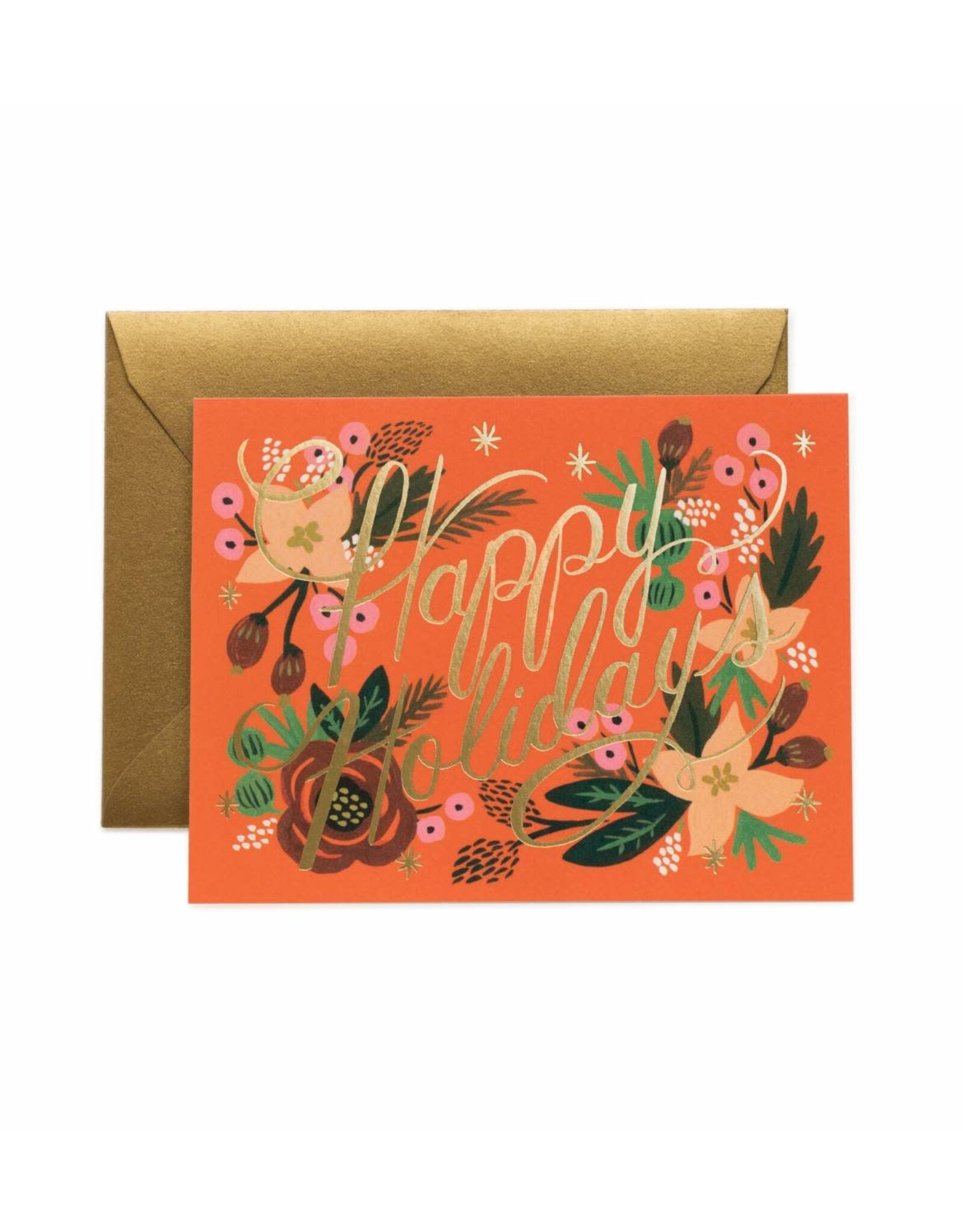 Rifle Paper Co. Poinsettia Christmas A2 Notecard
