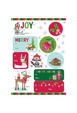 The Gift Wrap Company Woodland Social Christmas Label Sheets