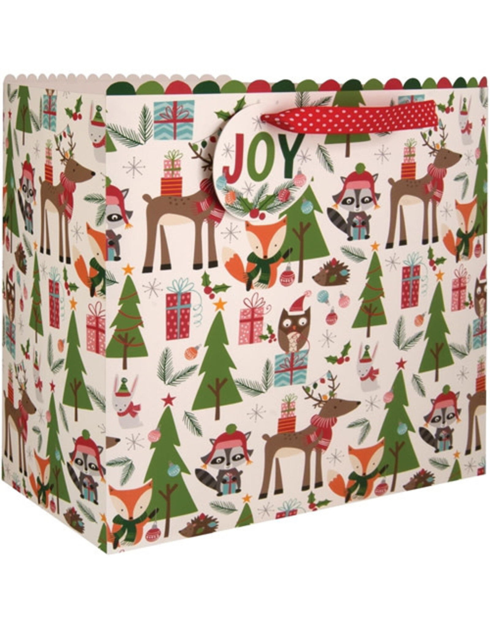 The Gift Wrap Company Woodland Social Luxury Vogue Christmas Gift Bag