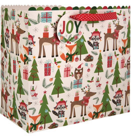 The Gift Wrap Company Woodland Social Luxury Vogue Christmas Gift Bag