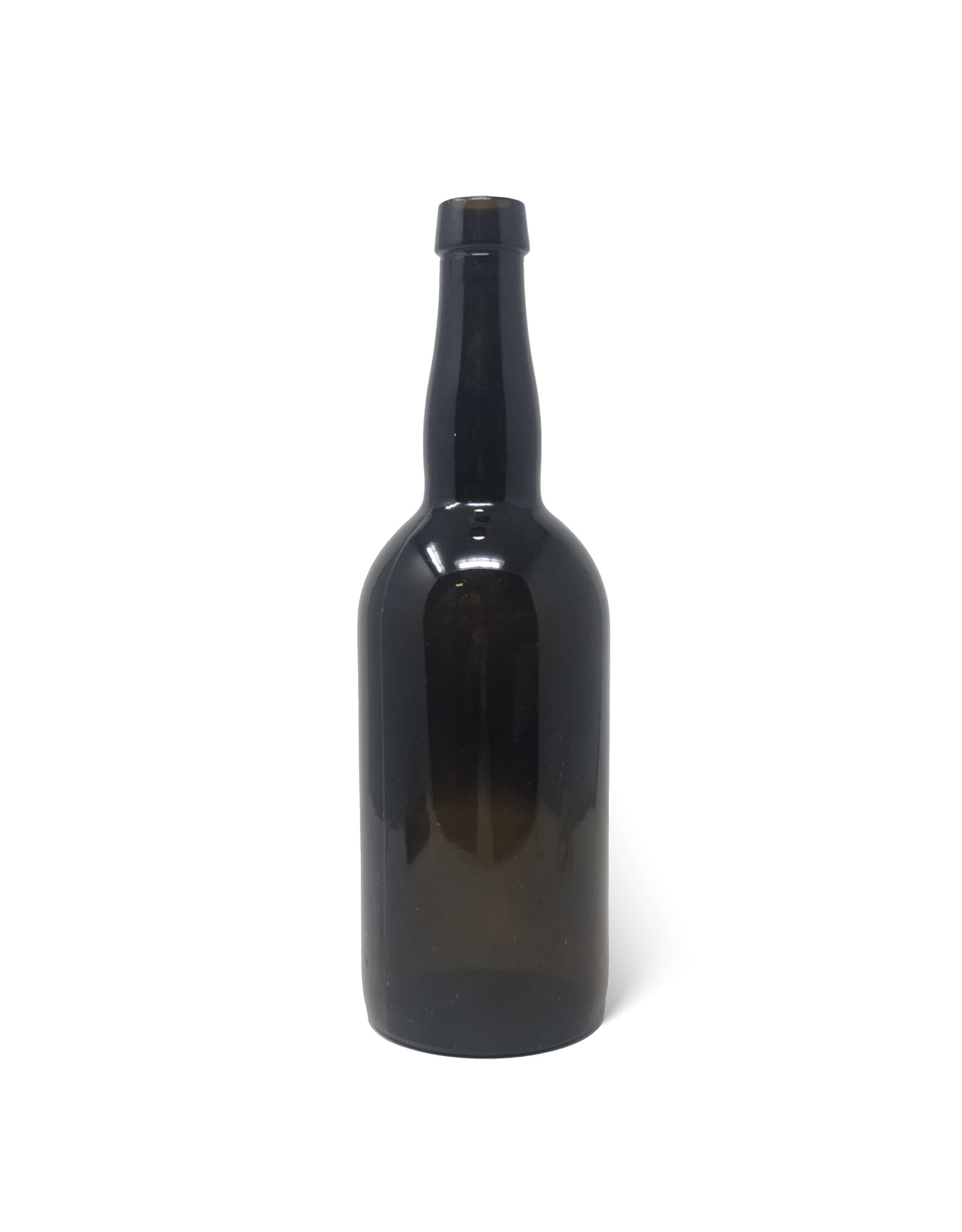 Large Dark Glass Vintage Bottle