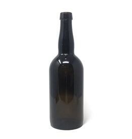 Large Dark Glass Vintage Bottle