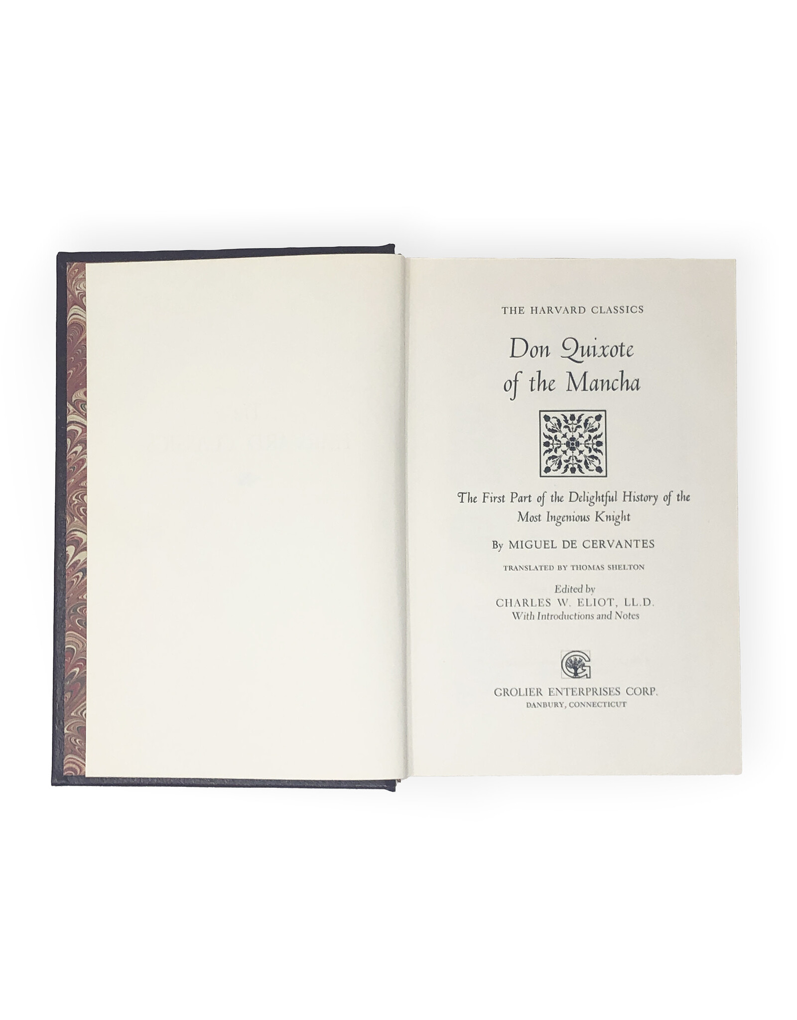 Grolier Enterprises Corp. Don Quixote of the Mancha Part One Harvard Classics Deluxe Edition