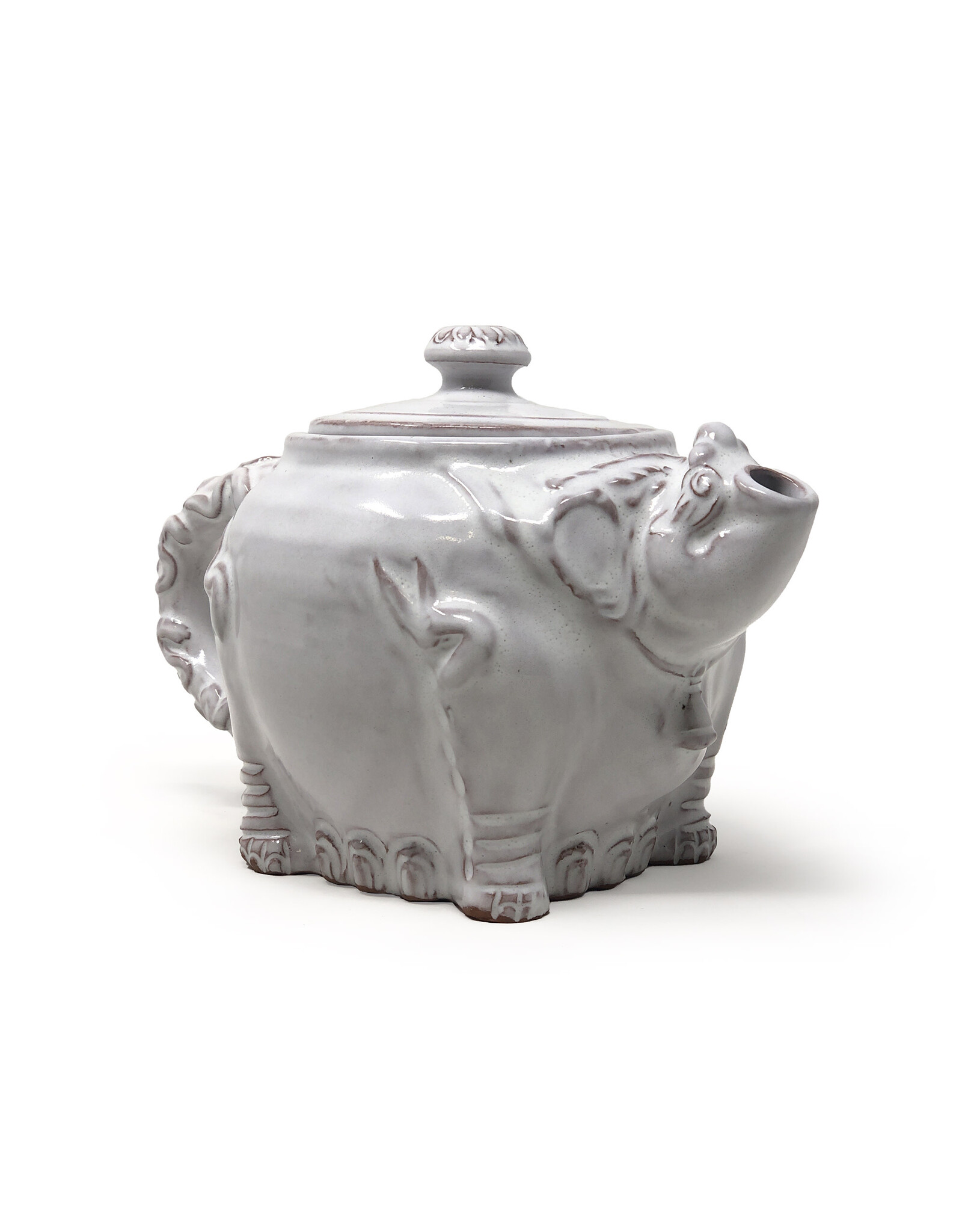 Asian Animal Ceramic Red Clay Tea Pot