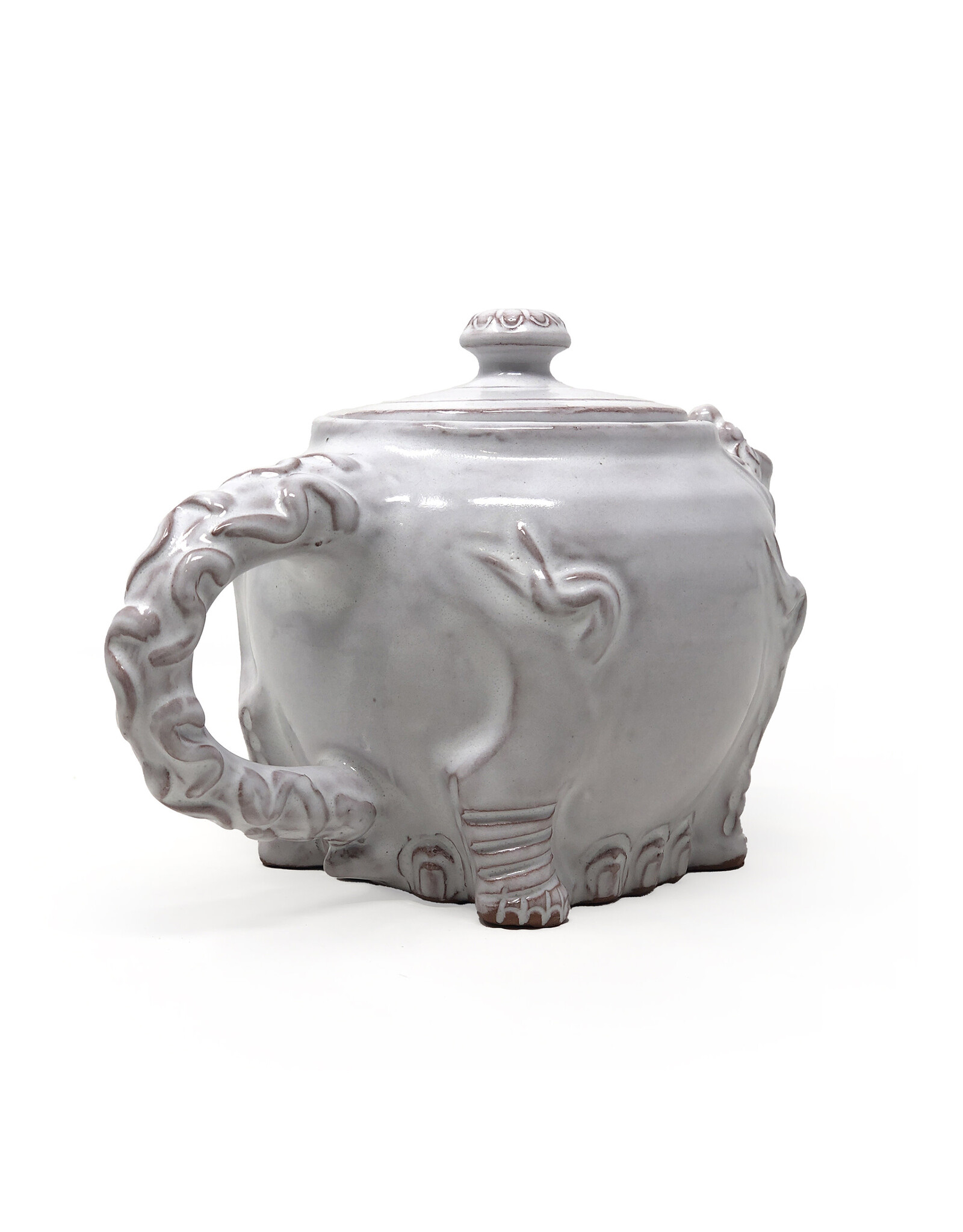 Asian Animal Ceramic Red Clay Tea Pot