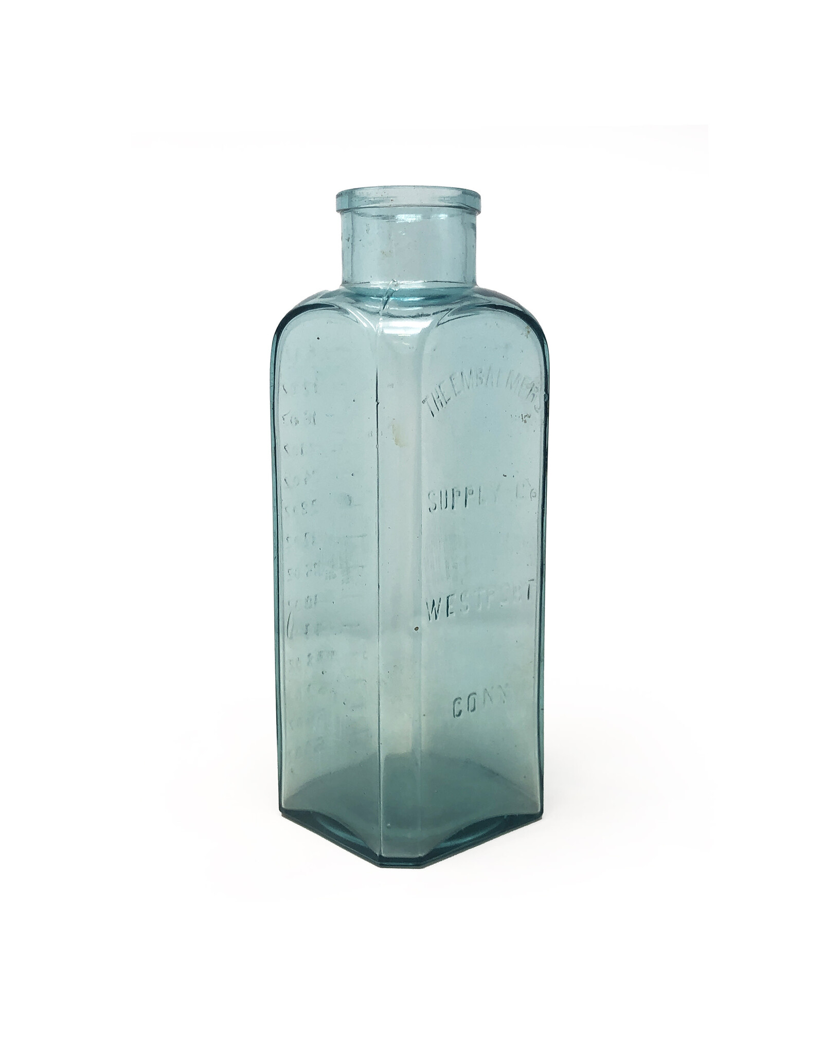 The Embalmers Supply Co. Large Antique Embalming Fluid Bottle