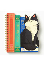 Paper Source 2024 Animal Die Cut Cat with Books Planner