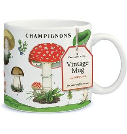 Cavallini Papers & Co. Mushrooms Ceramic Mug