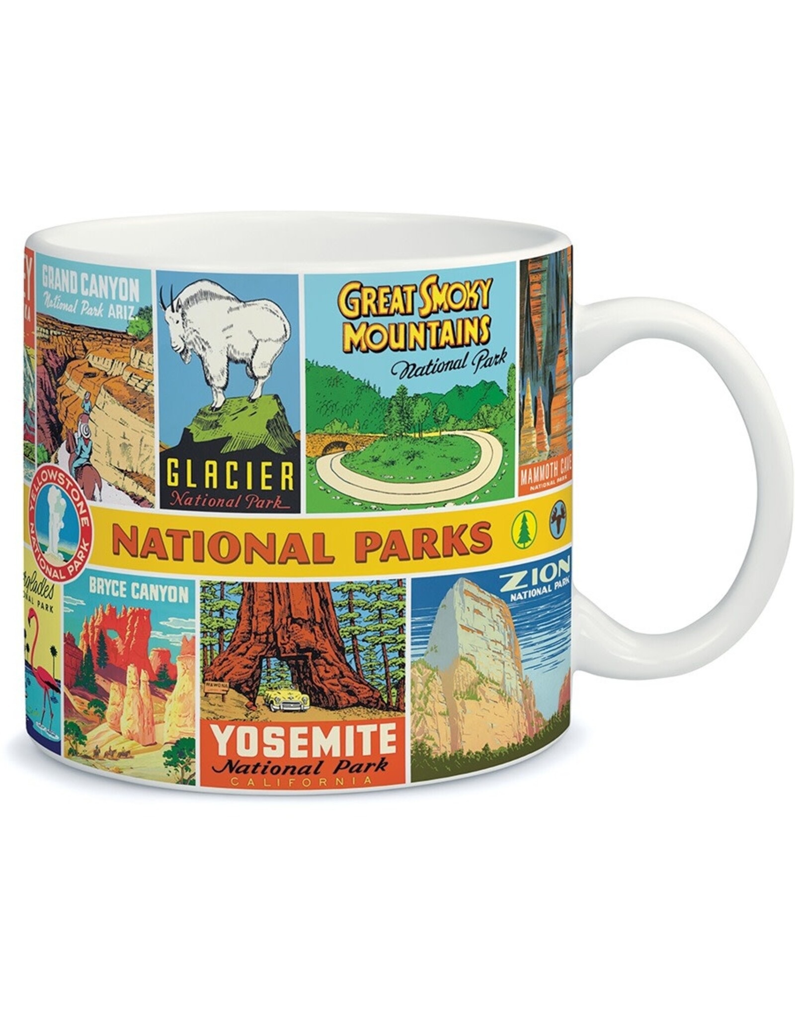Cavallini Papers & Co. National Parks Ceramic Mug