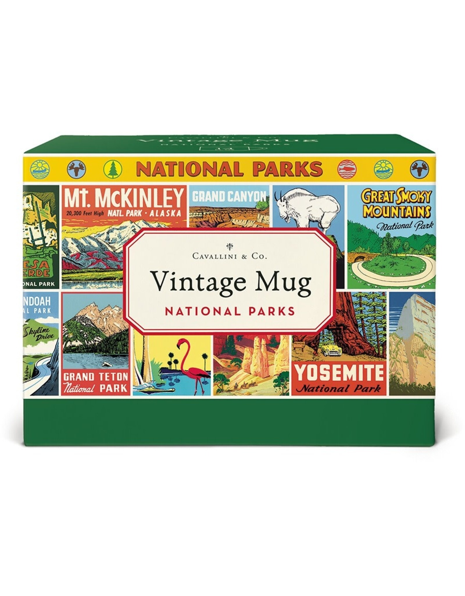Cavallini Papers & Co. National Parks Ceramic Mug