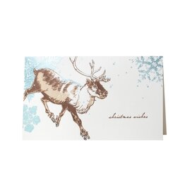 Oblation Papers & Press Christmas Wishes Menagerie Greetings Letterpress Box of 6 Notecards