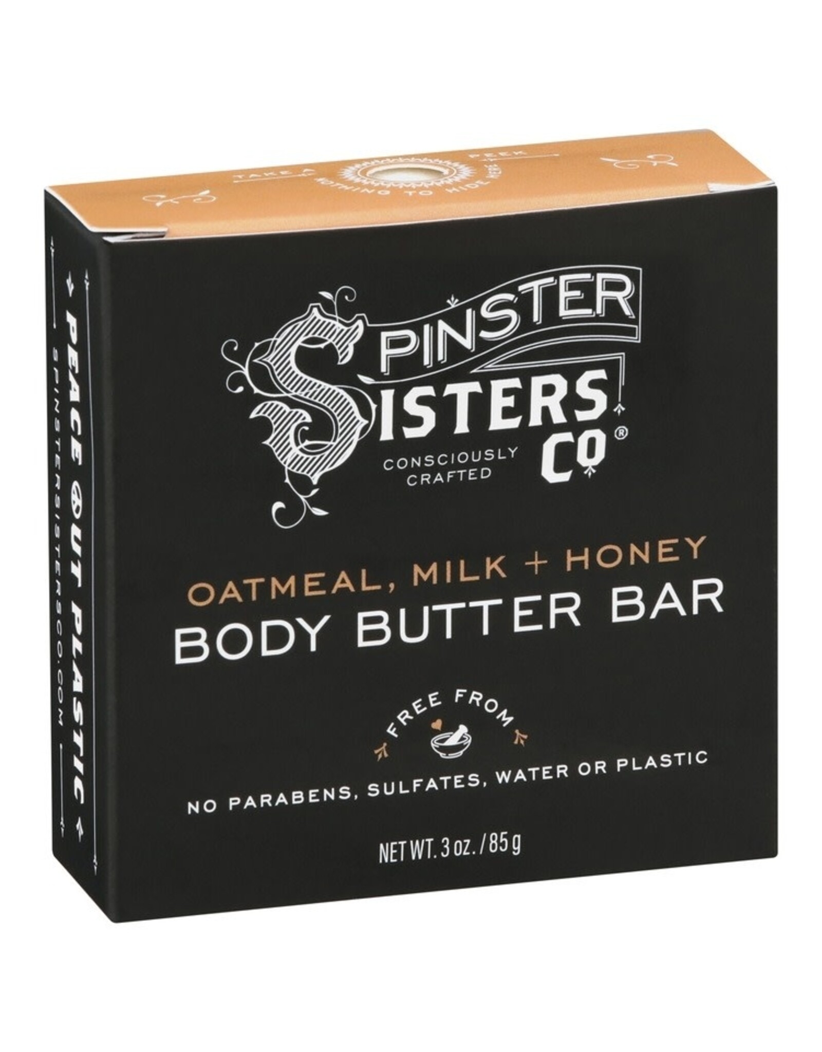Spinster Sisters Oatmeal, Milk & Honey Body Butter Bar
