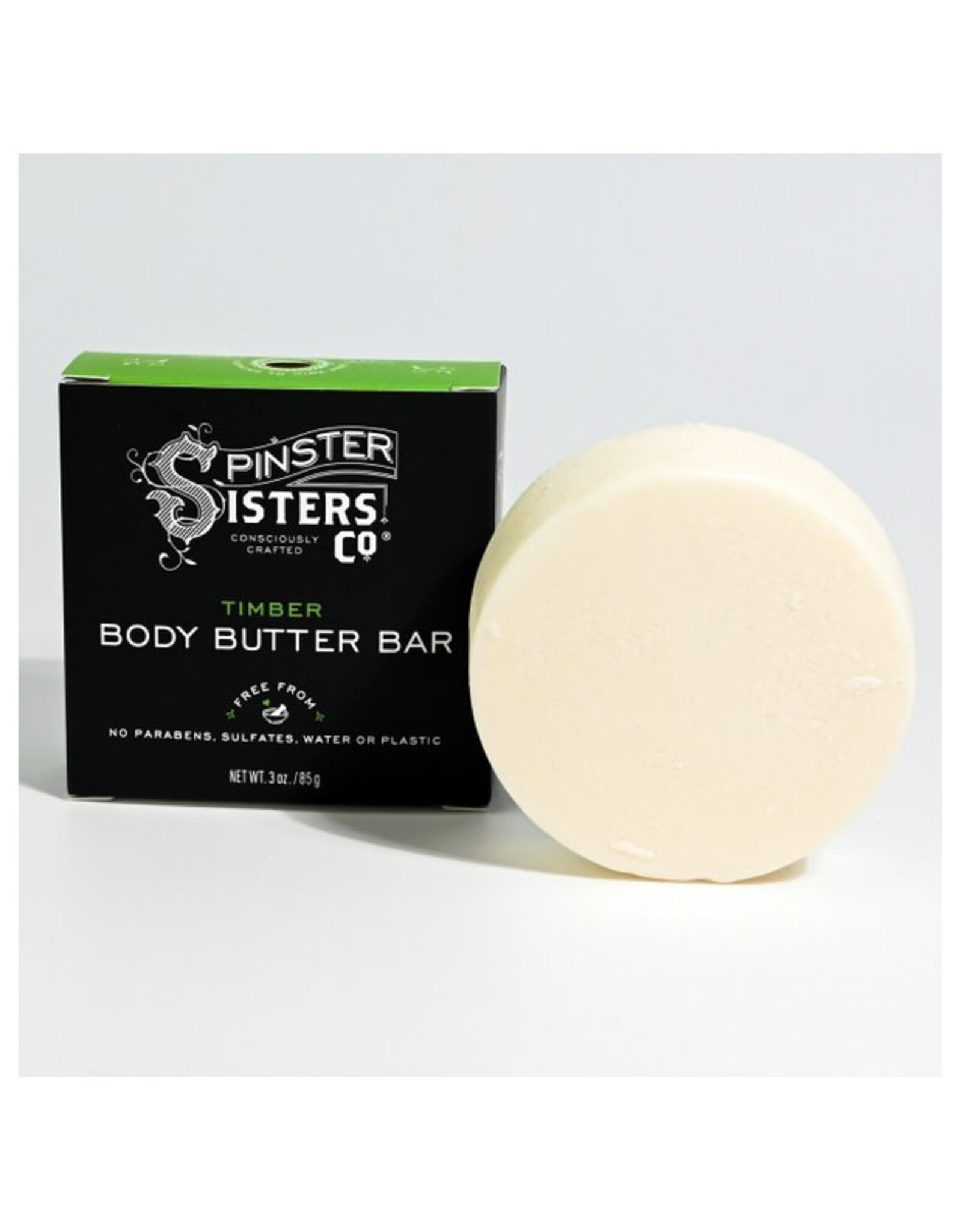 Spinster Sisters Timber Body Butter Bar