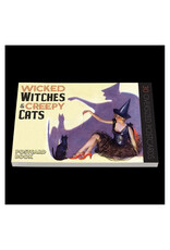 Laughing Elephant Wicked Witches & Creepy Cats - Halloween Postcards