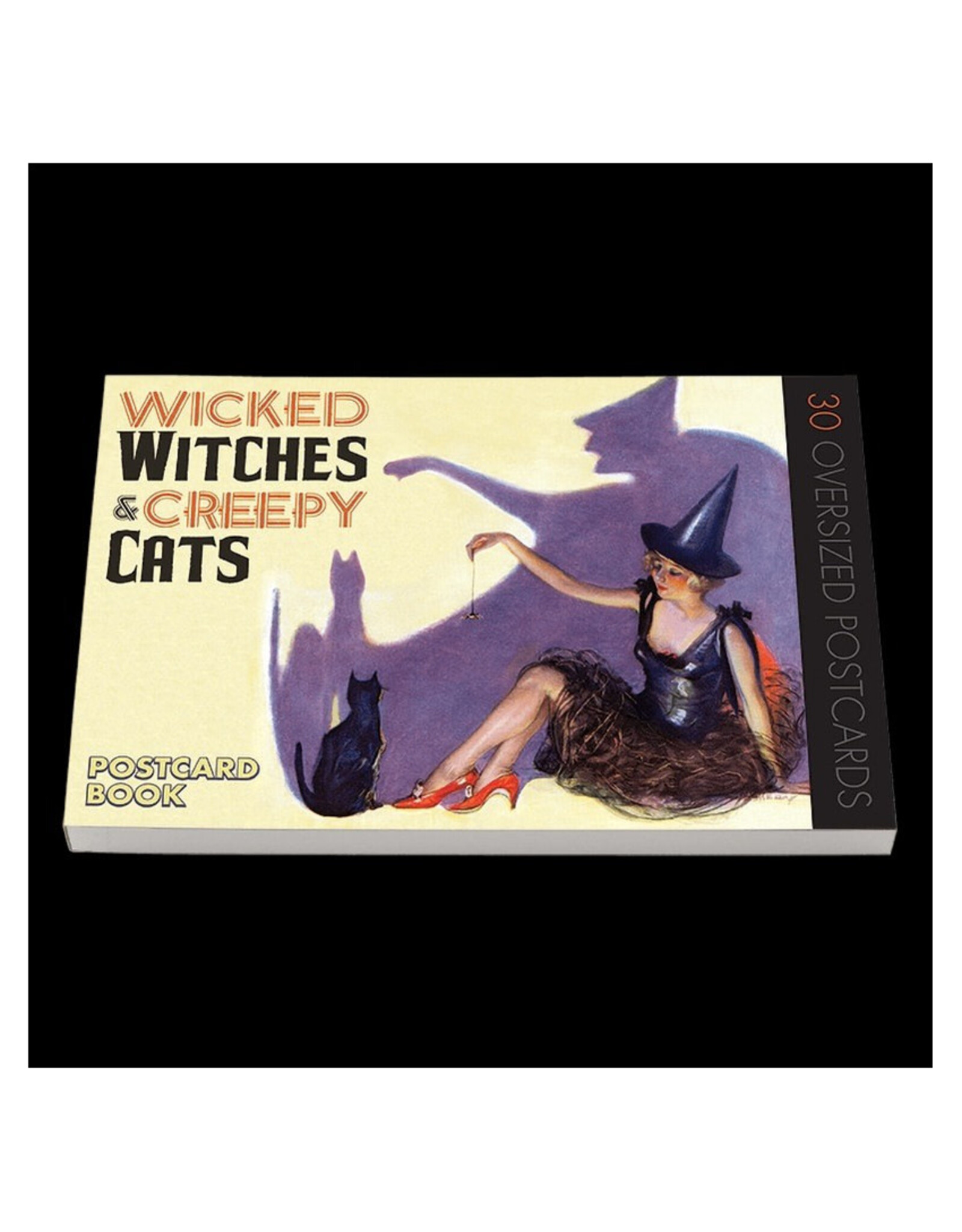 Laughing Elephant Wicked Witches & Creepy Cats - Halloween Postcards