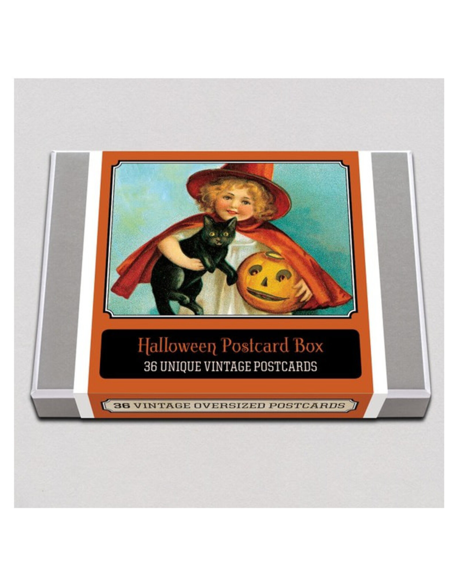 Laughing Elephant Halloween Postcard Box - 36 Unique Vintage Postcards