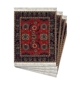 FiberLok Technologies, Inc. Pashmina Flowers Coaster Rug Set