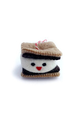 Ornaments 4 Orphans Smiling S'More Felt Wool Christmas Ornament