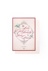 Jane's Papers Love All Lovely Christmas A7 Notecard
