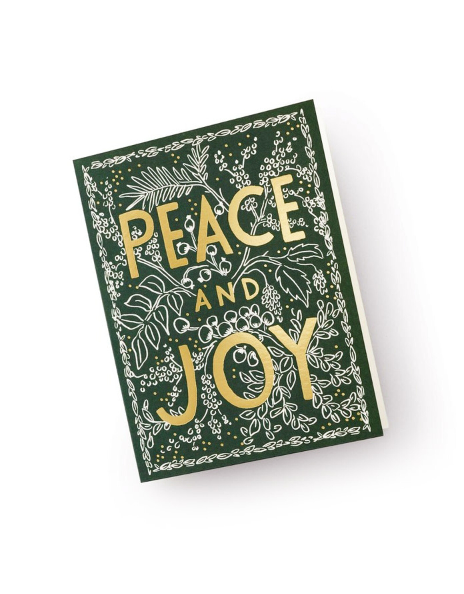 Rifle Paper Co. Evergreen Peace A2 Christmas Notecards Boxed Set of 8