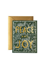 Rifle Paper Co. Evergreen Peace A2 Christmas Notecards Boxed Set of 8