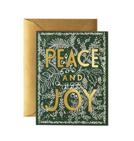 Rifle Paper Co. Evergreen Peace A2 Christmas Notecards Boxed Set of 8