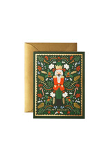 Rifle Paper Co. Evergreen Nutcracker A2 Christmas Notecards Boxed Set of 8  GCX084-B
