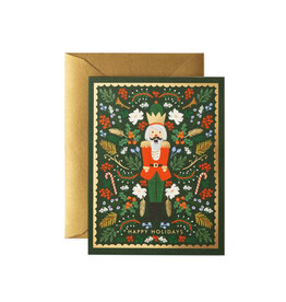 Rifle Paper Co. Evergreen Nutcracker A2 Christmas Notecards Boxed Set of 8