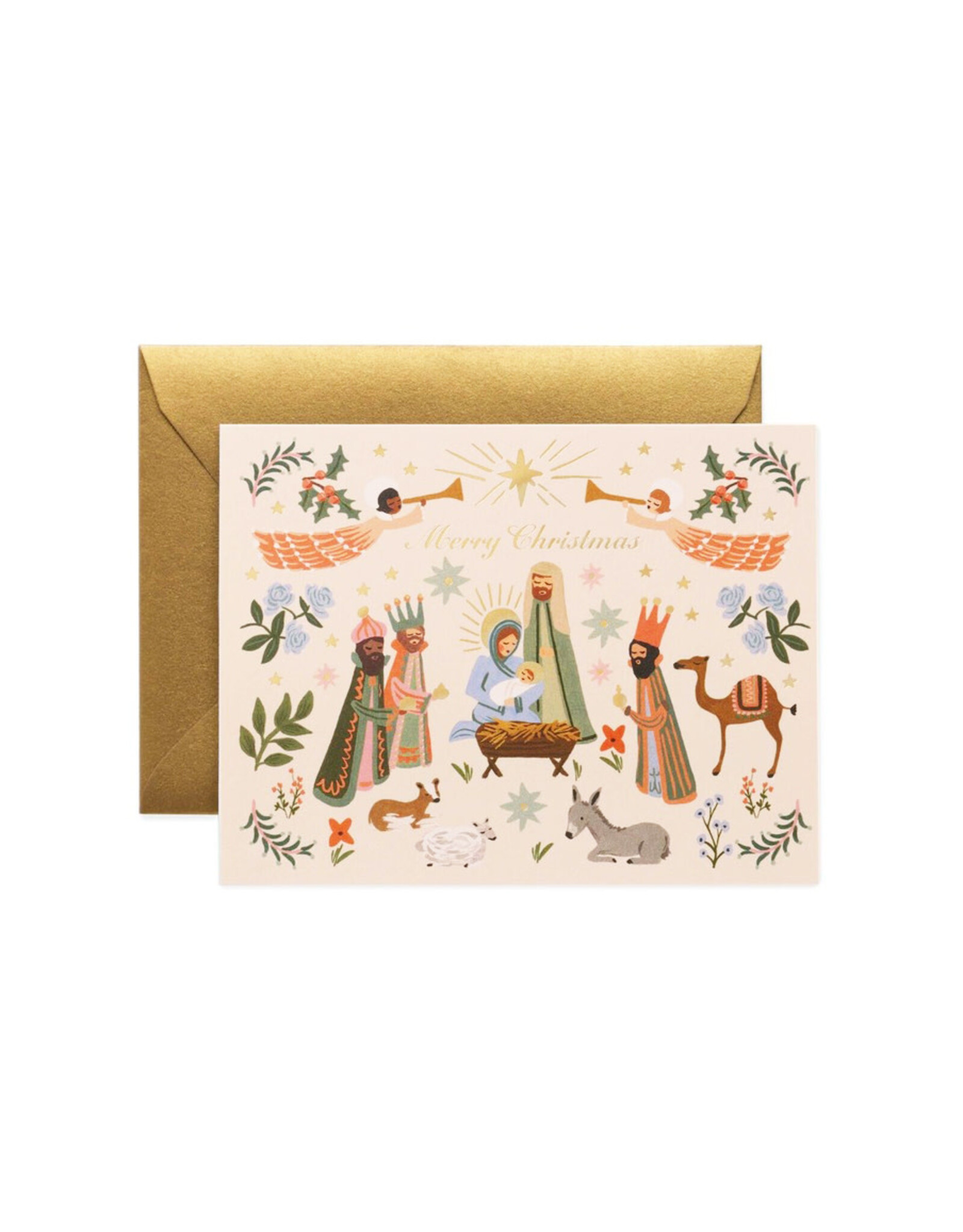 Rifle Paper Co. Nativity Scene A2 Christmas Notecard