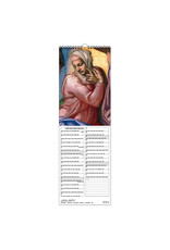Allaluna Michelangelo 2024 Vertical Calendar