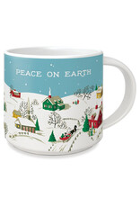 Cavallini Papers & Co. Peace on Earth Ceramic Mug