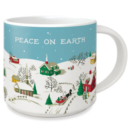 Cavallini Papers & Co. Peace on Earth Ceramic Mug