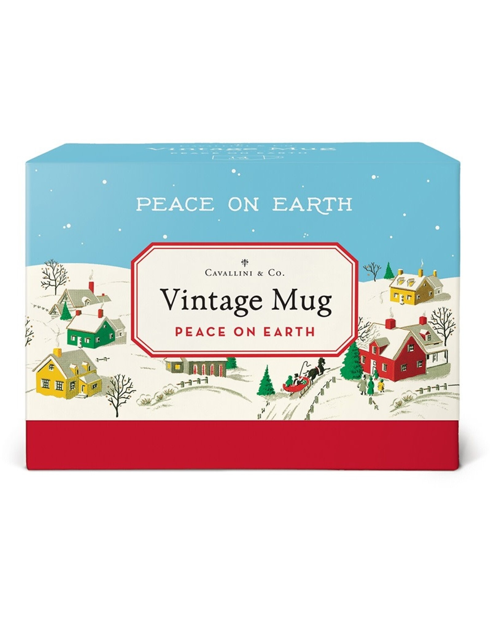 Cavallini Papers & Co. Peace on Earth Ceramic Mug