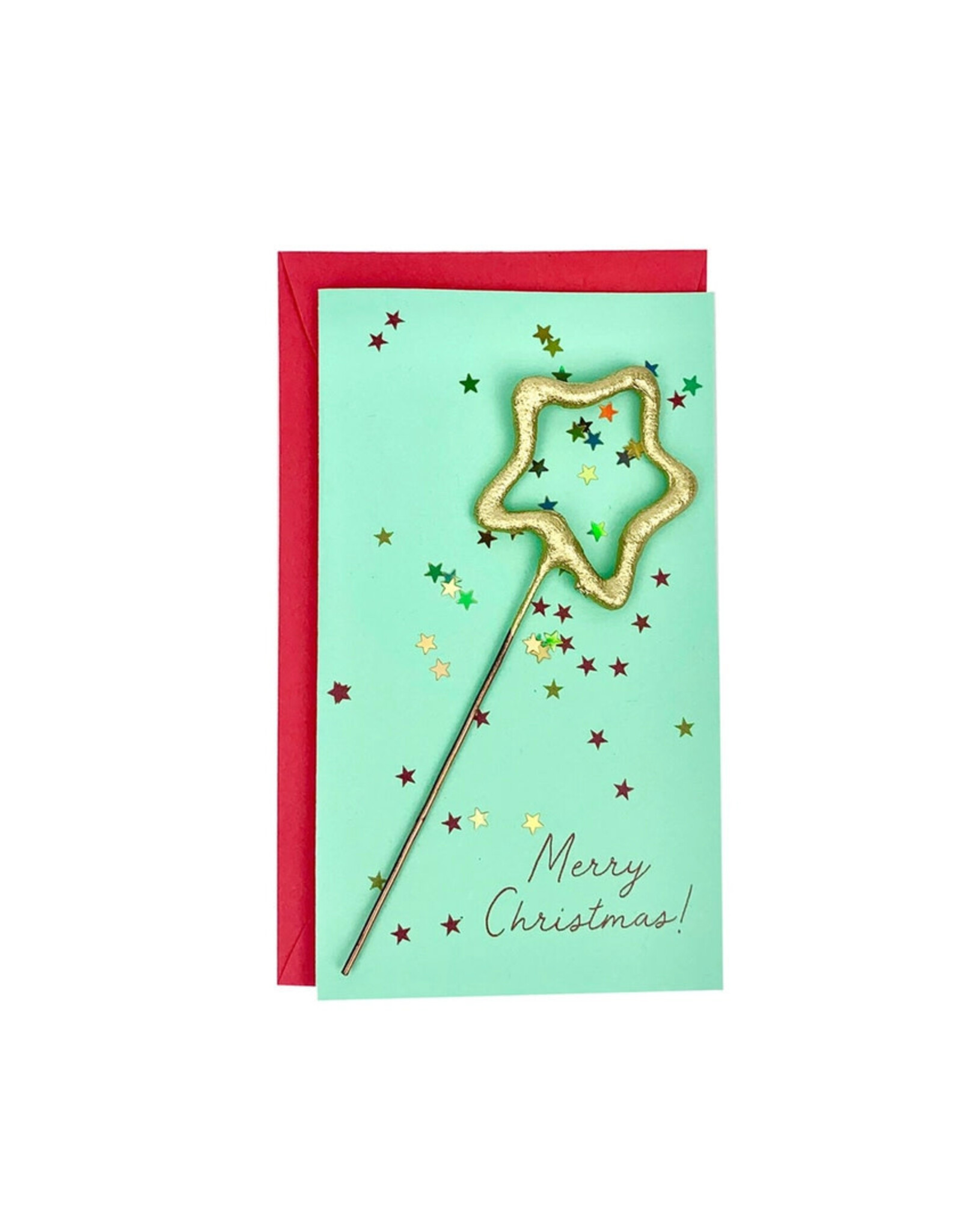 TOPS Malibu, Inc. Confetti Sparkler Card Merry Christmas