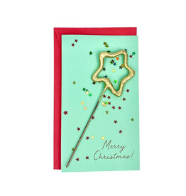 TOPS Malibu, Inc. Confetti Sparkler Card Merry Christmas