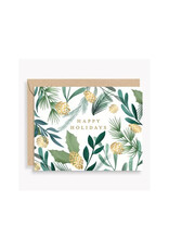 Paper Source Greenery Pinecones Box of 10 Christmas Notecards  251492