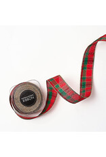 Paper Source Holiday Plaid Wired Ribbon