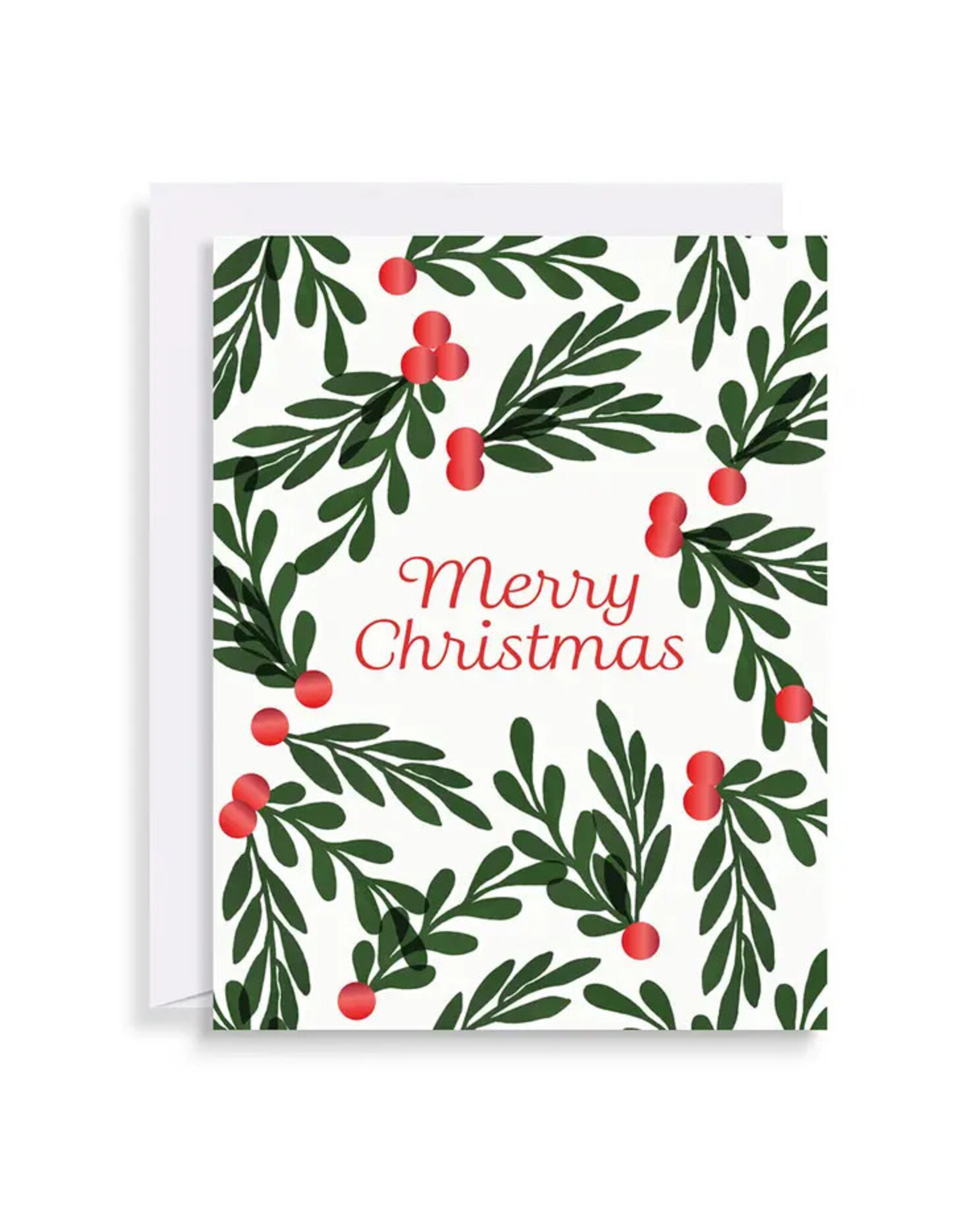 Paper Source Holly Berry Merry Christmas Box of 10 Notecards