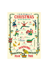 Cavallini Papers & Co. 12 Days of Christmas Wrap