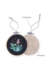 Antiquaria Cactus DIY Embroidered Ornament Kit