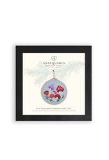 Antiquaria Mushroom DIY Embroidered Ornament Kit