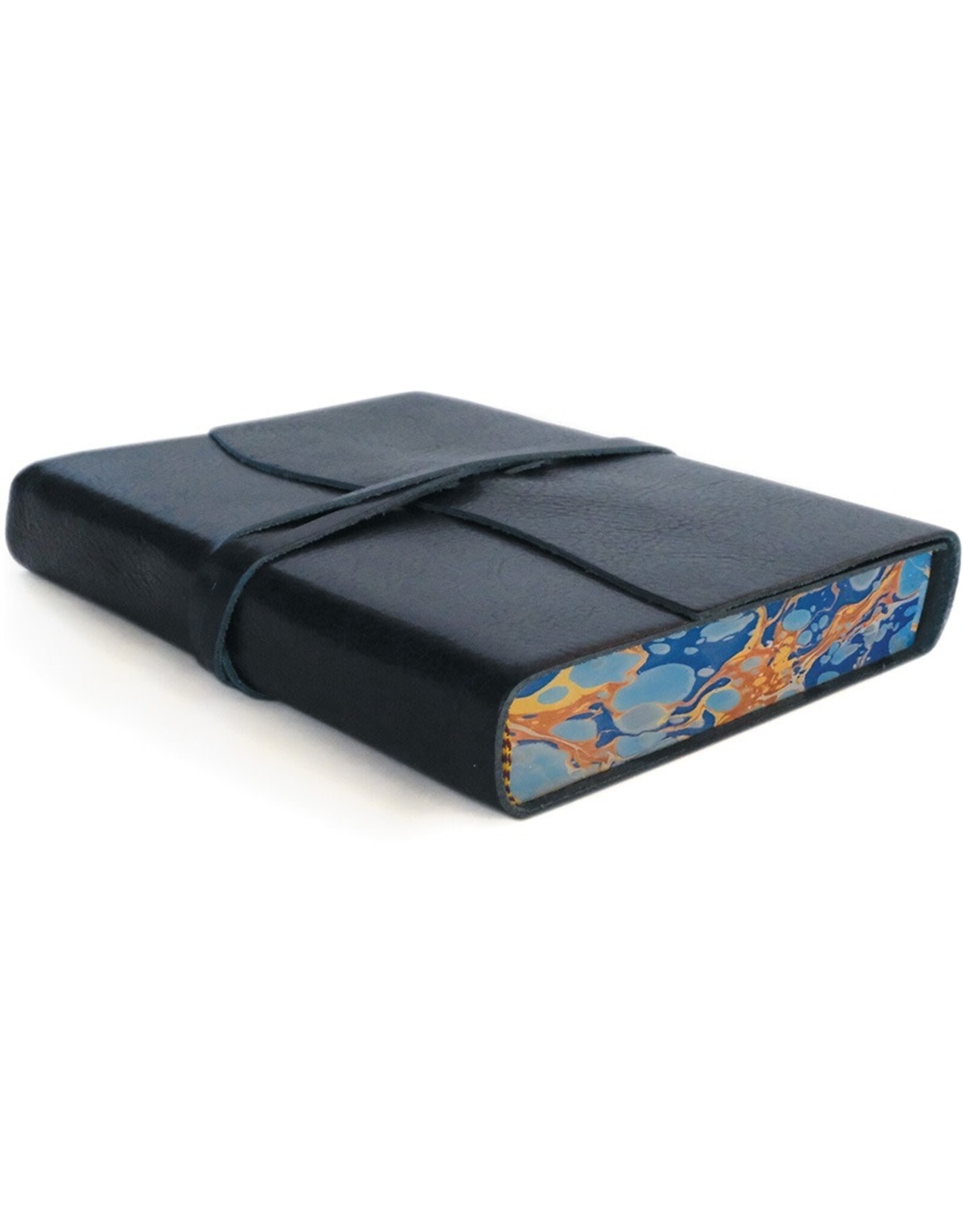 Cavallini Papers & Co. A5 Blue Leather Roma Lussa Journal