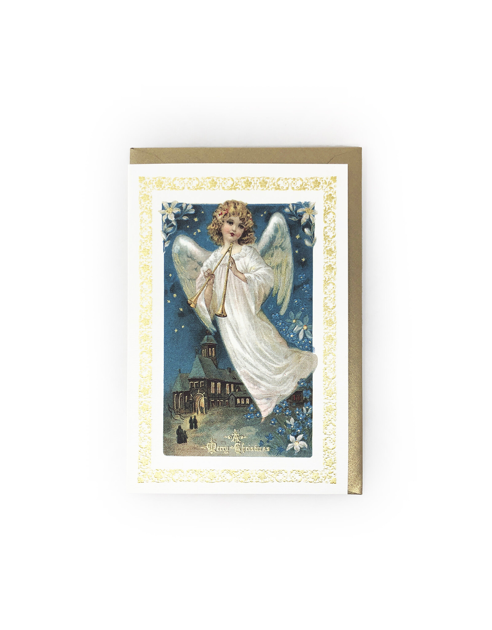 Rossi Vintage Angel Merry  Christmas Notecard