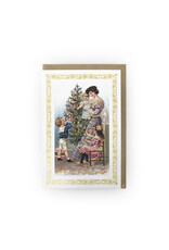 Rossi Vintage Family Merry Christmas Notecard
