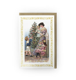 Rossi Vintage Family Merry Christmas Notecard