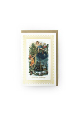 Rossi Vintage Cherubs Christmas Greetings Notecard