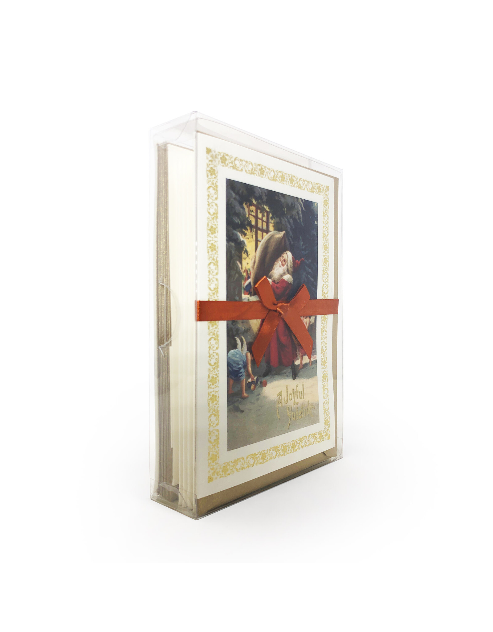 Rossi Vintage Santa Yuletide Christmas Box of 10 Notecards