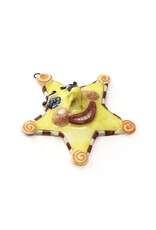 Atomic Girl Pottery Ceramic Star Ornament Assorted