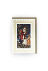 Rossi Vintage Santa Kids Merry Christmas Box of 10 Notecards